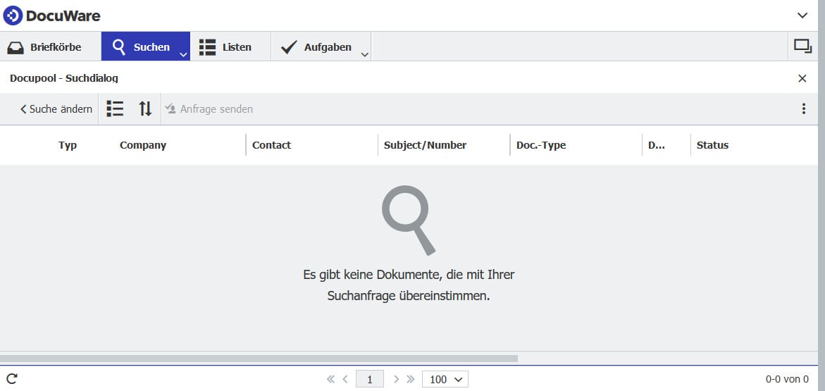 Suchtipps im DocuWare Client